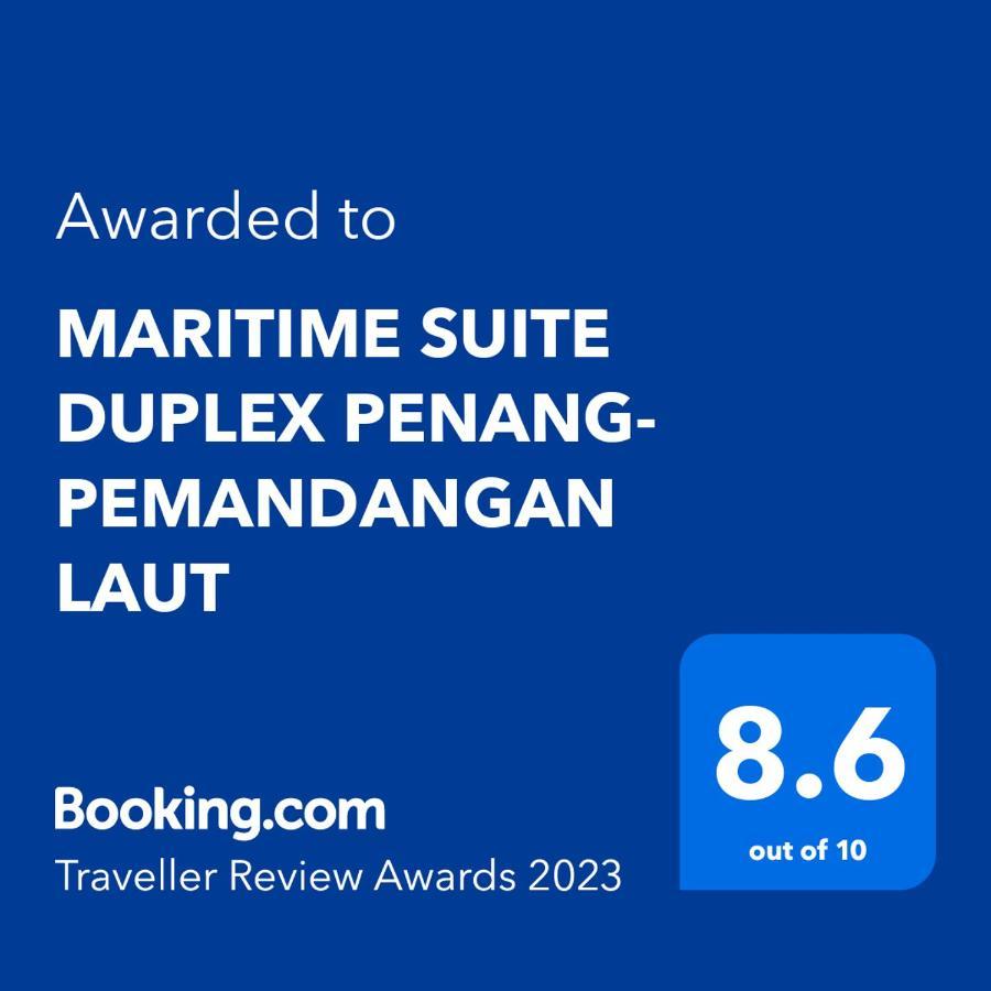 Maritime Suite Duplex Penang- Pemandangan Laut George Town Bagian luar foto